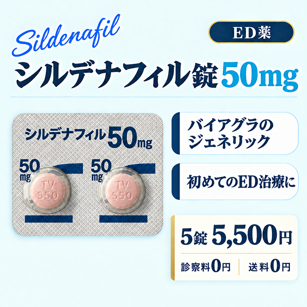 シルデナフィル錠50mg